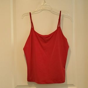 Bright red cami